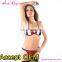 Costume Printed Women Two Pieces Hot Sexy Micro Bikini