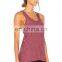 TANK TOP China wholesale womens custom sexy workout plain dry fit summer athletic sports running fitness yoga tank top in bulk