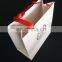 Wholesale White paper Jewelry Bag With Foil Gold Logo