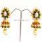 Wholesale Imitation pachi jhumka earrings -Traditional South indian pachi jhumkas -South indian pachi jhumka earring