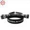 New product 2015 making black silicone wristband with viet craft