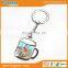 Popular unique gifts teapot keychains wholesale souvenir keychain
