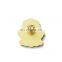 Custom golden plating light round metal pin badges for sale
