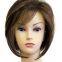 Chocolate Full Lace Human High Quality Hair Wigs Reusable Wash