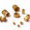 insertion knurled round nuts thru threaded inserts brass insert nut