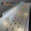 High Quality Stainless Steel 316L Small Ventilated or Perforated Though Type Straight Cable Tray