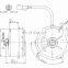 GOGO Engine Cooling Fan Motor FOR 03-07 H-on da OEM 75757, 2403-257065, PM9160, RM 9160, 38616-RAA-A01