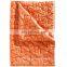 i @ home embroidery design bedspread,Orange flower design bedspreads,polyester christmas king size fitted quilted bedspread