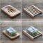 Custom logo solid wooden soap holder,wood bathroom soap holder