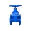 high pressure 4 inch DIN F4 ductile cast iron ggg50 resilient seated NRS sluice gate valve