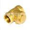 DN50 female thread WOG200 brass horizontal non-return swing check valve manufacturer