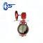 Good Price quality for washing water drainage DN36 ptfe lined with drain Waterproof Electric Actuator lug butterfly valve