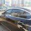 Chrome door visor side window deflector shade sun rain shield silver strips guard for Hyundai GENESIS