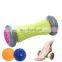 Foot Massage Ball Roller Set 1 Roller And 2 Spiky Balls Relax Foot Back Leg Hand Tight Muscle Deep Tissue Yoga Balance Ball