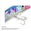 1pcs Fishing Lure 23cm/38.5g 18cm/19.5g Plastic Squid Lure With Treble Hook 3D Fish Eye Minnow Fishing Hard  Bait