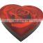 3D heart shaped paper cardboard chocolate packaging gift  paper box