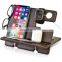 Multi-functional wooden desktop cell phone holder,mobile phone holder stand desktop