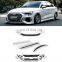 Hot sale full car body kit accessories front lip rear bumper side mudguard rear spoiler for Audi A3 2020 2021