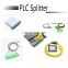 PLC Splitter 1x8 Fiber Optic ABS Box Type PLC optical Splitter 0.9mm SC UPC Connector Singlemode