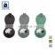 Best Selling Anthracite Fitting Contrast Stitching Fashion Style Genuine Leather Airtag Keychain for Wholesale Purchase