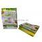 Factory Custom Printed bocadillos de frutas y verduras UV printing flat bottom reusable snack bag