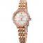 1799 skmei wholesaler quartz watch reloj hombre lujo rose gold diamond womens waterproof watch for lady