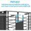 In Stock Portable 201 Stainless Steel Foldable Cabinet Mesh Wire Bathroom Organizers Pantry Basket Storage Rack Shelf