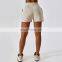Loose Womens Sweat Shorts Side Pockets Wholesale Sports Waist Drawstring Pants 50cotton 22polyester