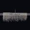 modern crystal ceiling light rectangle crystal lamp for foyer dining room crystal drop lighting top quality