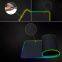 Mousepad para computador com impress?o personalizada de logotipo, LED RGB com ilumina??o em 4 lados, mousepad sem fio com carregador