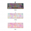 OEM 7 Bright Colors RGB Colorful Backlit 60 Keys Keyboards Ergonomics Wired Mechanical Gaming Keyboard