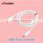 TPE jacket 1m white color round cable fast transfer 2.0 usb c                        
                                                                                Supplier's Choice