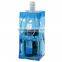 Foldable eco-friendly PVC wine bag