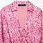 Spring New Women's Fashion European and American Style Loose Flower Printed Short Dress