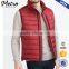 Custom Windproof Men Sleeveless Winter Padded Vest