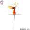 mini bird stakes for plant pot decoration