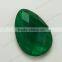 Synthetic gemstone for import green cheap glass beads