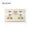Best Selling UK Electric Power Supply 1 Gang 3 Pin 13A MF Switched Socket