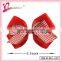 China Yiwu wholesale hair bows ribbon garland bow,elegant tie bow with alligator clip