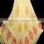 Beautiful pink hand printed umbrella dress Celebrity elegant style sleeveless dresses in india for wholesale