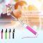 Extendable Handheld Wireless Remote Shutter Selfie Stick Monopod With Back Camera for iPhone Samsung