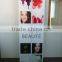 large format fabric satnd hook and loop attached fabric pop up wall trade show banner