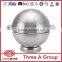 Stainless steel colander with strainer holes