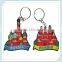 Custom Pvc Key Chain Souvenirs,Souvenir Tourist Keychain Souvenirs For Different Country
