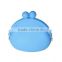 Candy Color Soft Touch Silicone Coin Purse Lady Purse Bag