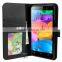 5.5 Inch Phone Leather Case For HuaWei Honor 4X Case For Honor 4X Wallet Case Black