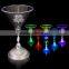 plastic led light up martini glass cup with bottom light