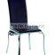 black hard PVC cheap dining chair