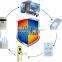 RFID Card hotel door Lock system LSD8101 golden finishing