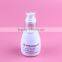 80ml Plastic gold electrochemical aluminum cover white fat belly bottle